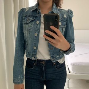 Chelsea and violet denim jacket